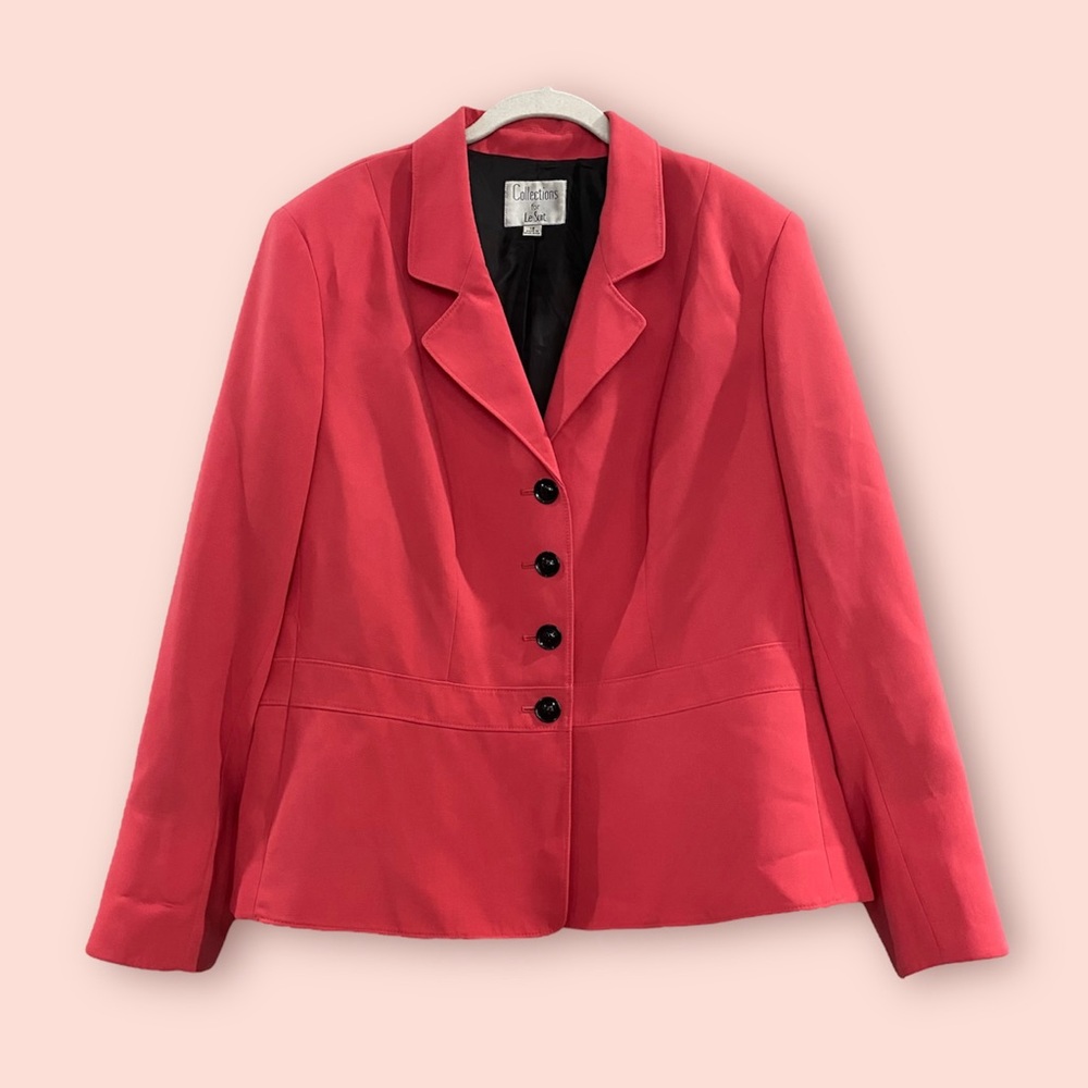 Collections for Le Suit Vintage Hot Pink Blazer Size 18 XL